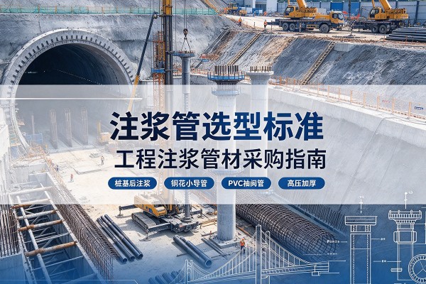 江西注浆管选型标准