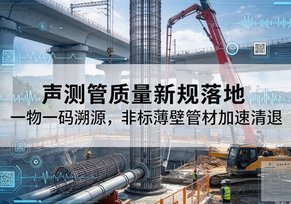 江西声测管质量新规落地，一物一码溯源，非标薄壁管材加速清退