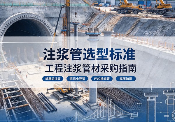 江西注浆管选型标准